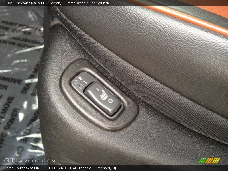 Summit White / Ebony/Brick 2009 Chevrolet Malibu LTZ Sedan