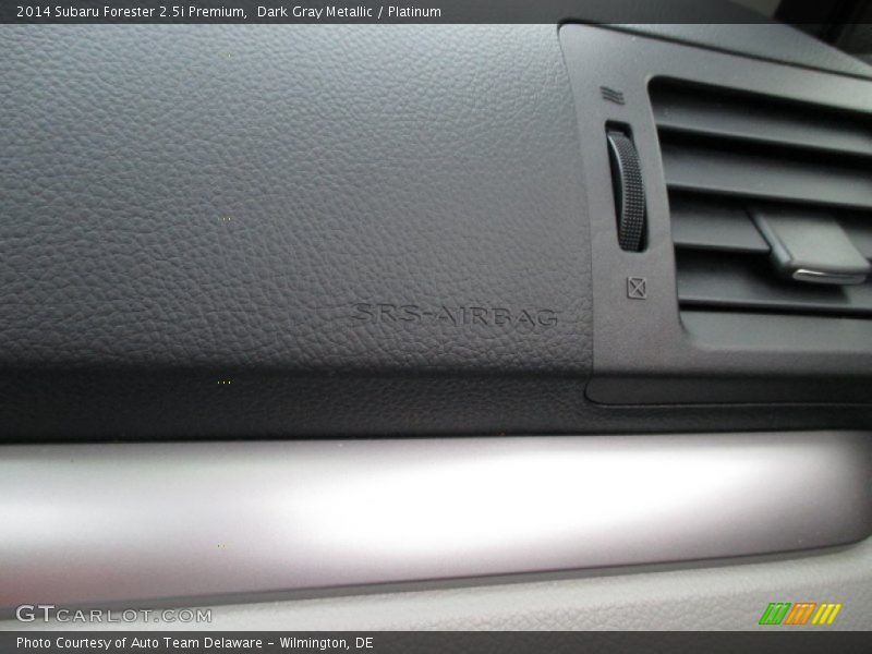 Dark Gray Metallic / Platinum 2014 Subaru Forester 2.5i Premium
