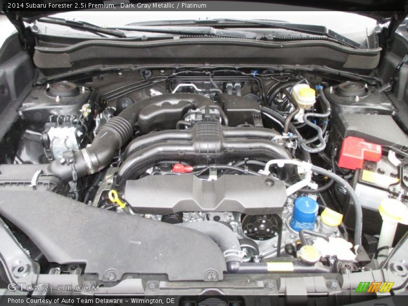 Dark Gray Metallic / Platinum 2014 Subaru Forester 2.5i Premium