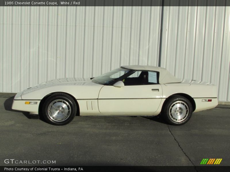  1986 Corvette Coupe White