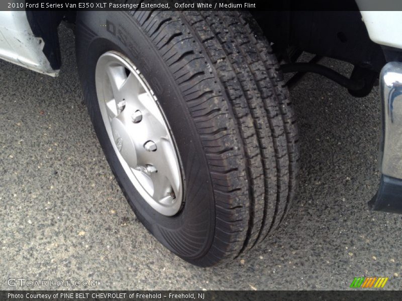 Oxford White / Medium Flint 2010 Ford E Series Van E350 XLT Passenger Extended