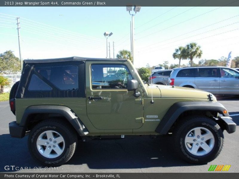 Commando Green / Black 2013 Jeep Wrangler Sport 4x4