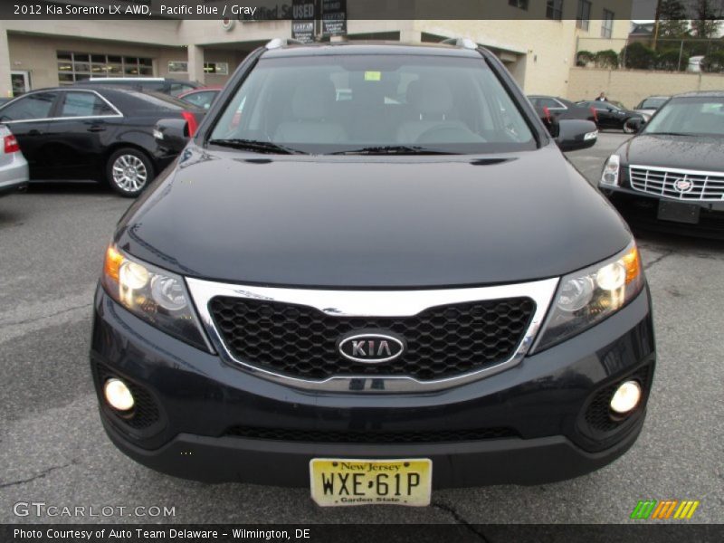 Pacific Blue / Gray 2012 Kia Sorento LX AWD