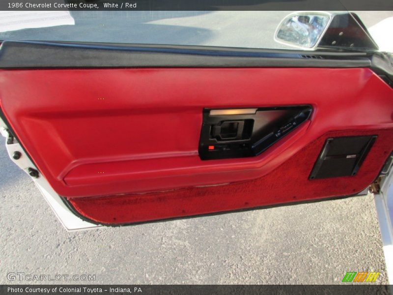 Door Panel of 1986 Corvette Coupe