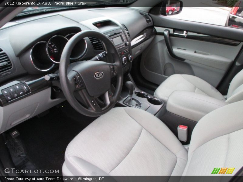 Pacific Blue / Gray 2012 Kia Sorento LX AWD