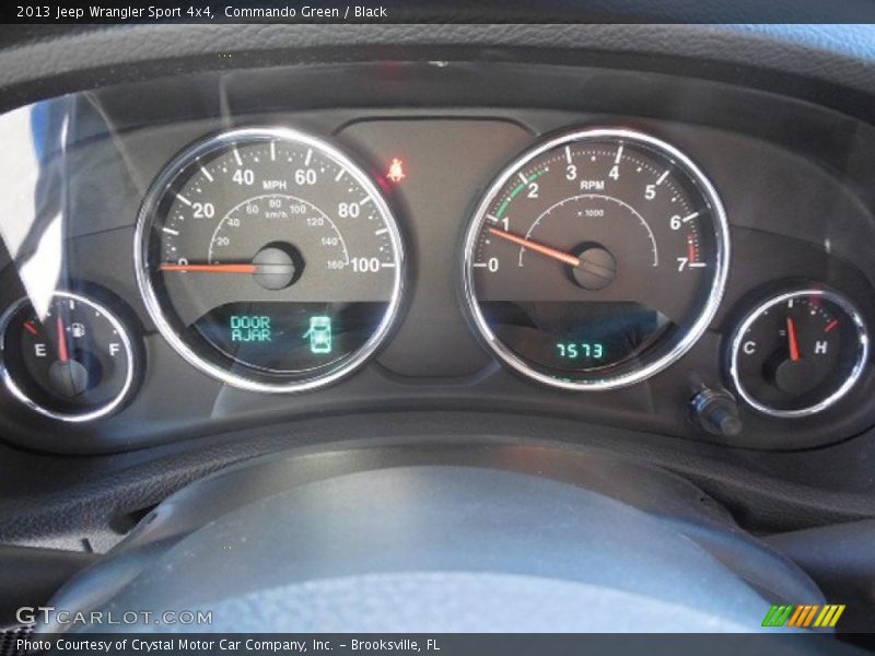 Commando Green / Black 2013 Jeep Wrangler Sport 4x4