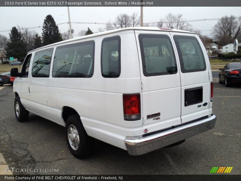 Oxford White / Medium Flint 2010 Ford E Series Van E350 XLT Passenger Extended