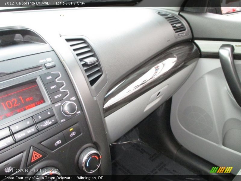 Pacific Blue / Gray 2012 Kia Sorento LX AWD