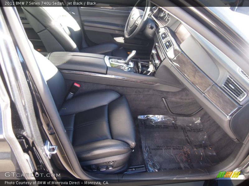 Jet Black / Black 2011 BMW 7 Series 740Li Sedan