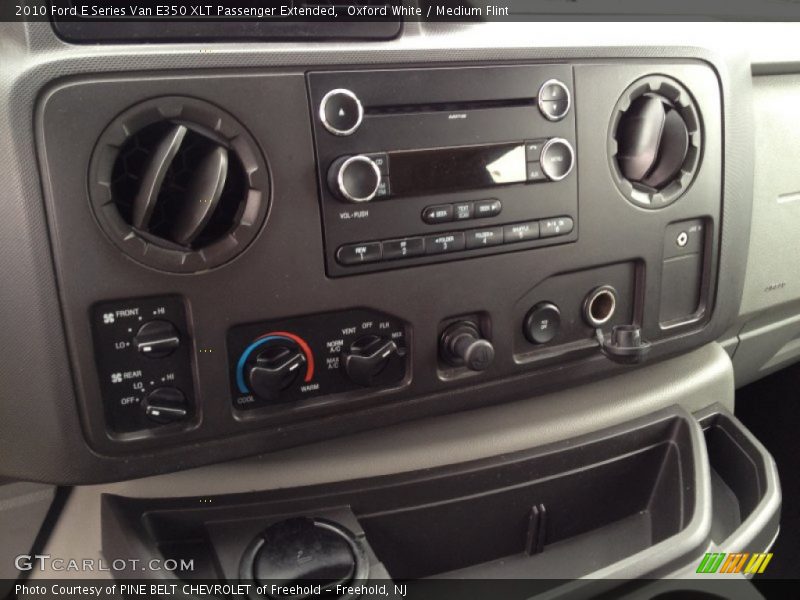 Oxford White / Medium Flint 2010 Ford E Series Van E350 XLT Passenger Extended