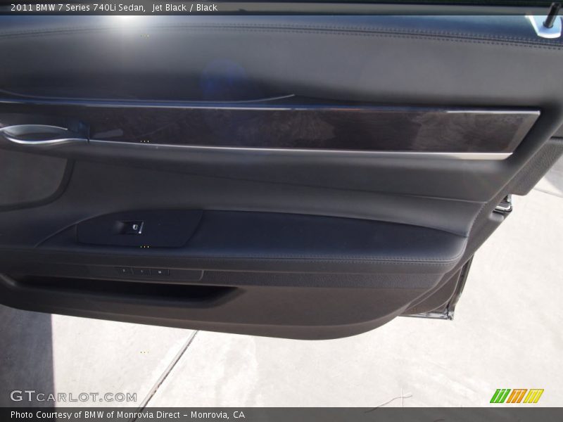 Jet Black / Black 2011 BMW 7 Series 740Li Sedan