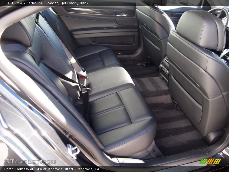 Jet Black / Black 2011 BMW 7 Series 740Li Sedan