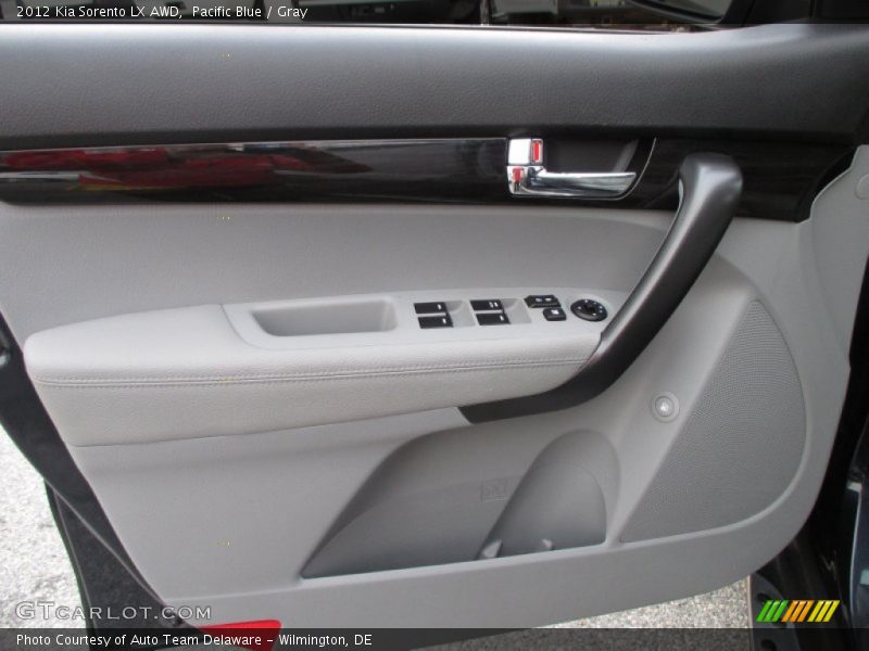 Pacific Blue / Gray 2012 Kia Sorento LX AWD