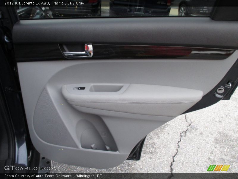 Pacific Blue / Gray 2012 Kia Sorento LX AWD