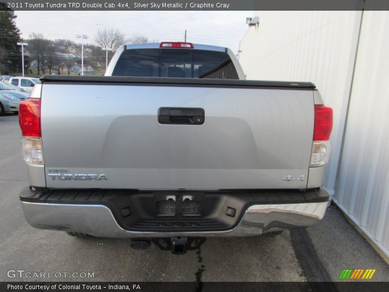 Silver Sky Metallic / Graphite Gray 2011 Toyota Tundra TRD Double Cab 4x4
