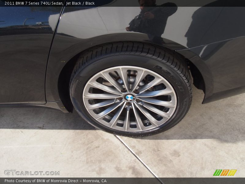 Jet Black / Black 2011 BMW 7 Series 740Li Sedan