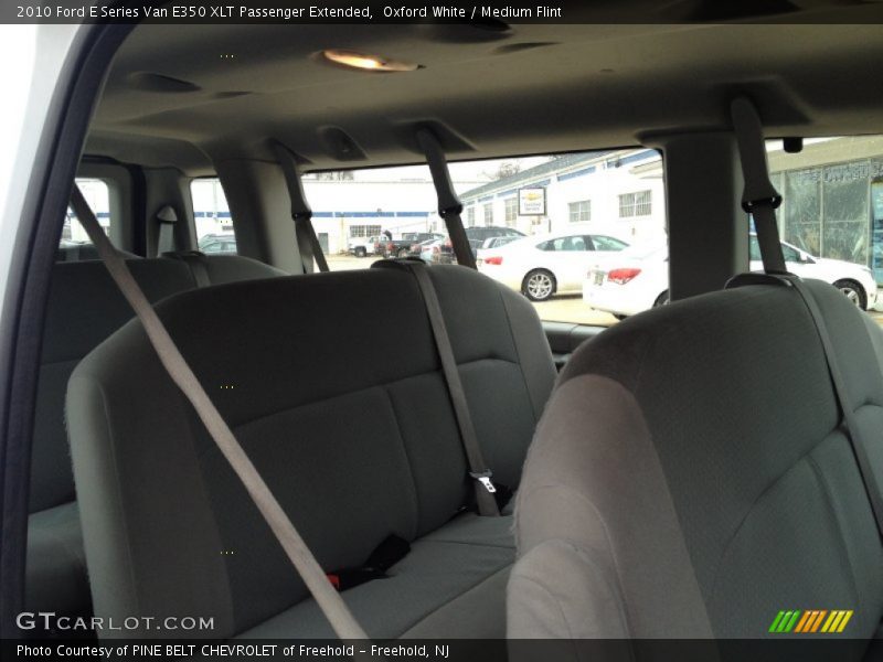 Oxford White / Medium Flint 2010 Ford E Series Van E350 XLT Passenger Extended