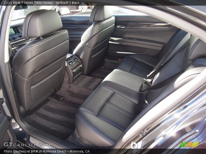 Jet Black / Black 2011 BMW 7 Series 740Li Sedan