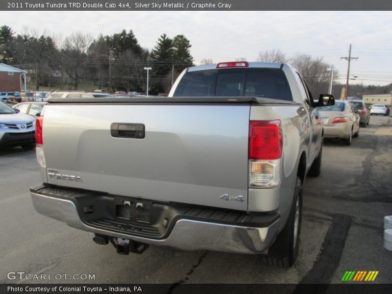 Silver Sky Metallic / Graphite Gray 2011 Toyota Tundra TRD Double Cab 4x4
