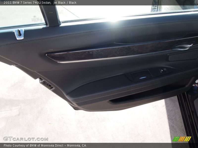 Jet Black / Black 2011 BMW 7 Series 740Li Sedan