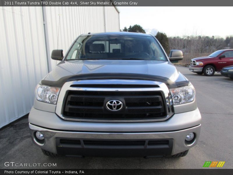 Silver Sky Metallic / Graphite Gray 2011 Toyota Tundra TRD Double Cab 4x4