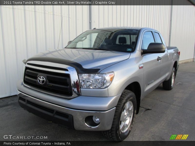 Silver Sky Metallic / Graphite Gray 2011 Toyota Tundra TRD Double Cab 4x4