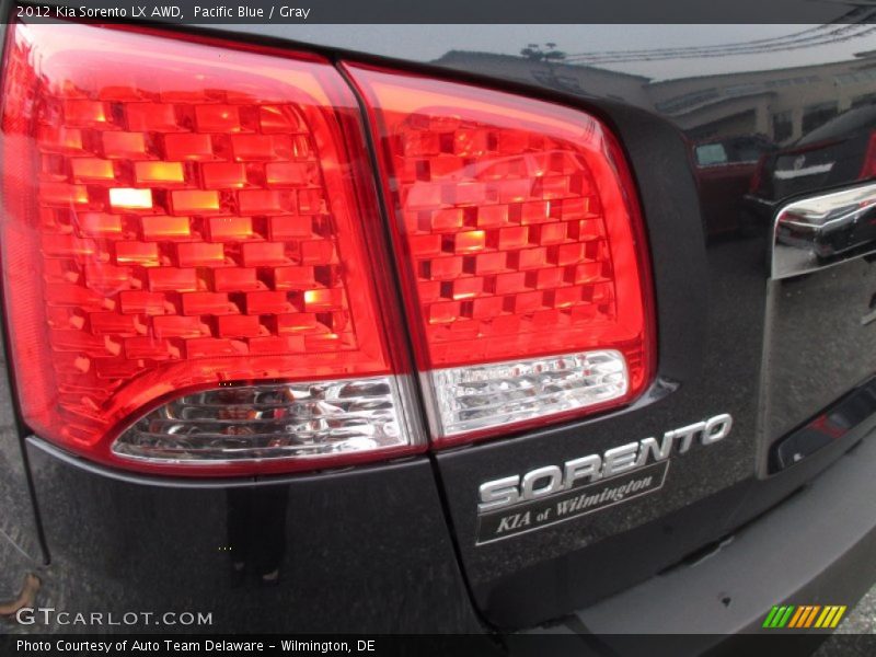 Pacific Blue / Gray 2012 Kia Sorento LX AWD