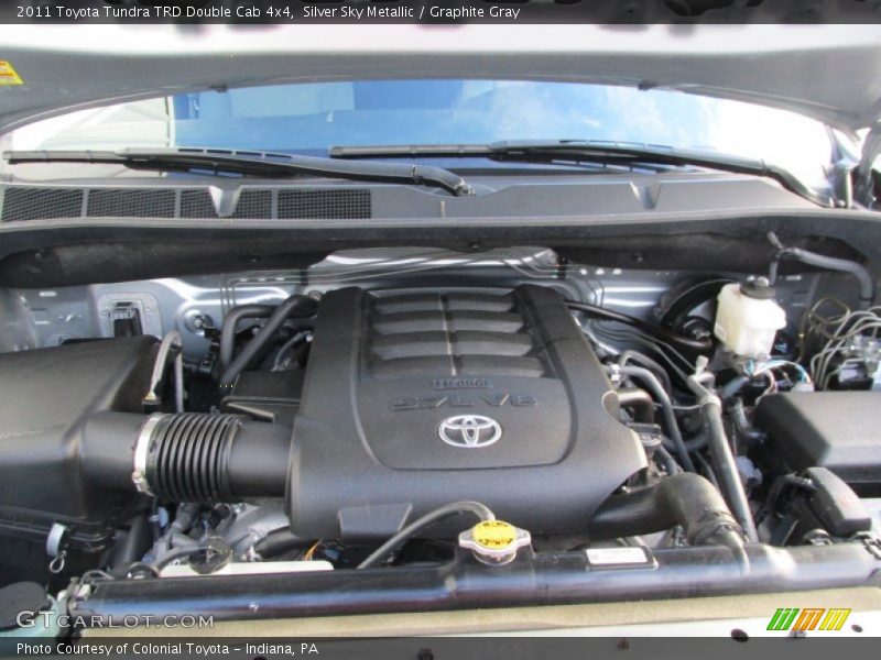 Silver Sky Metallic / Graphite Gray 2011 Toyota Tundra TRD Double Cab 4x4