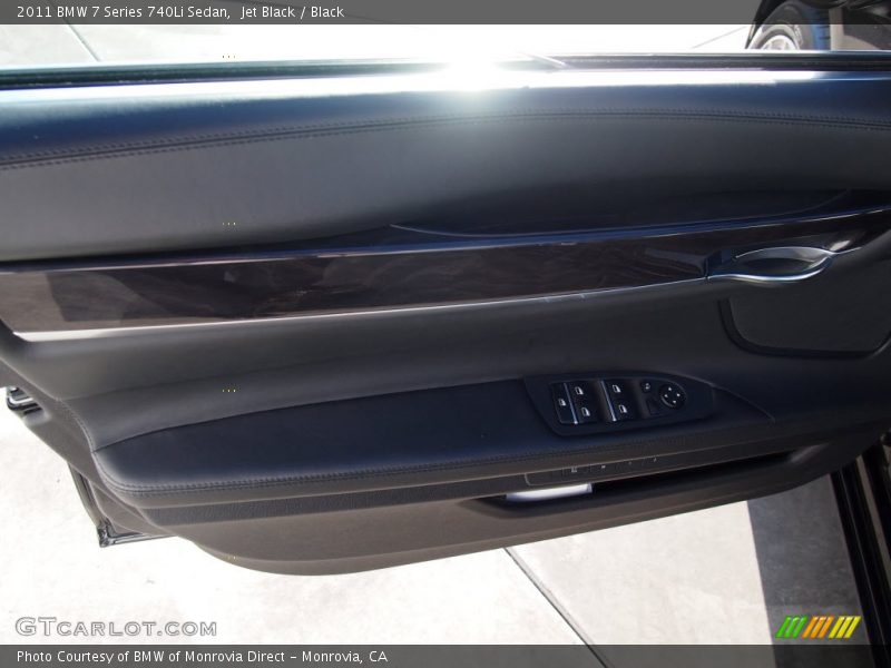 Jet Black / Black 2011 BMW 7 Series 740Li Sedan