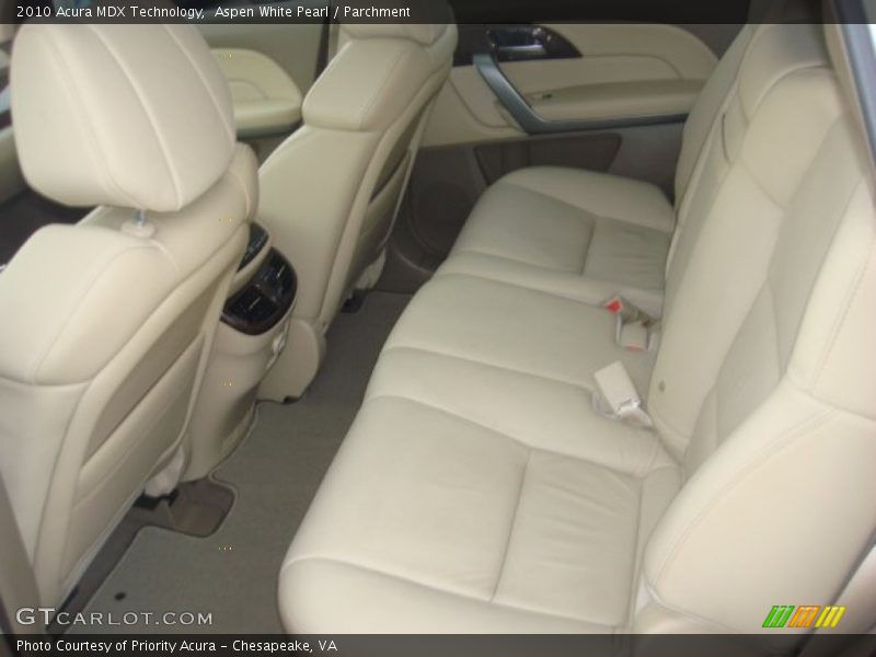 Aspen White Pearl / Parchment 2010 Acura MDX Technology