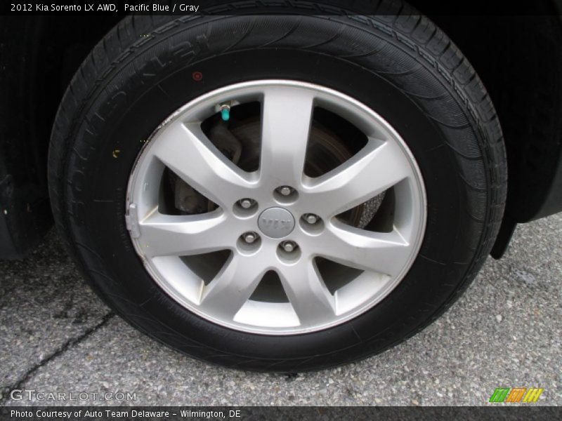 Pacific Blue / Gray 2012 Kia Sorento LX AWD