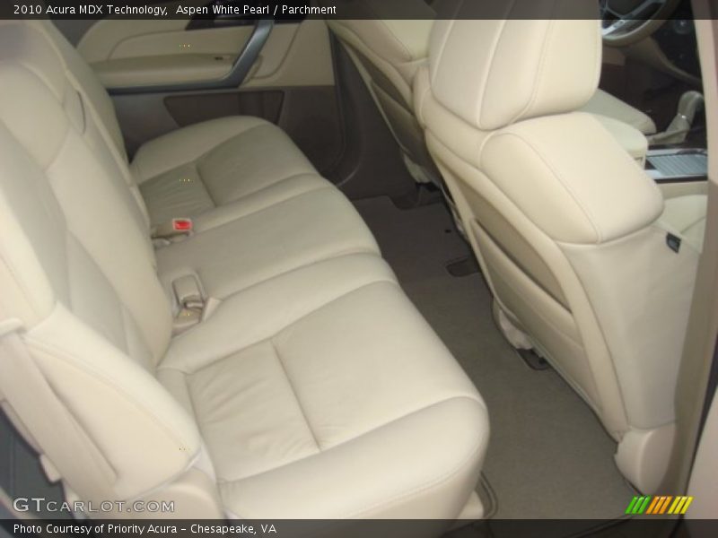 Aspen White Pearl / Parchment 2010 Acura MDX Technology