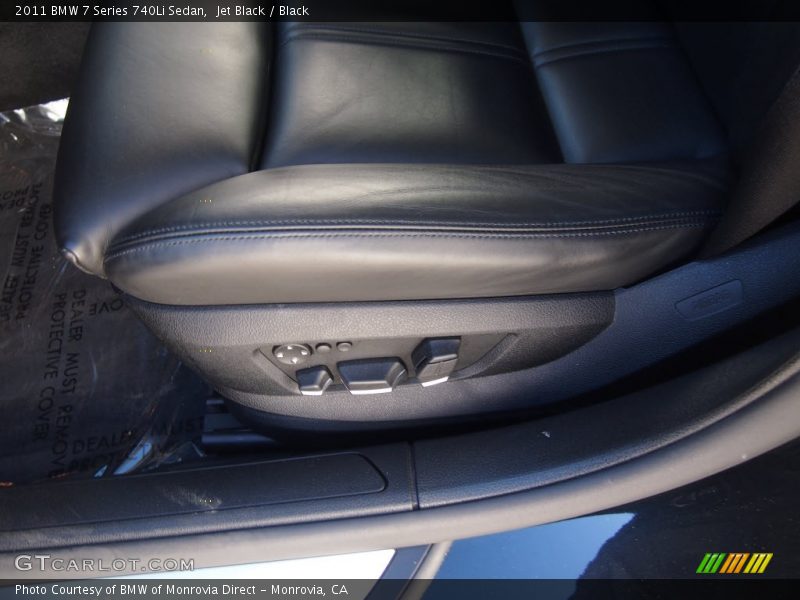 Jet Black / Black 2011 BMW 7 Series 740Li Sedan