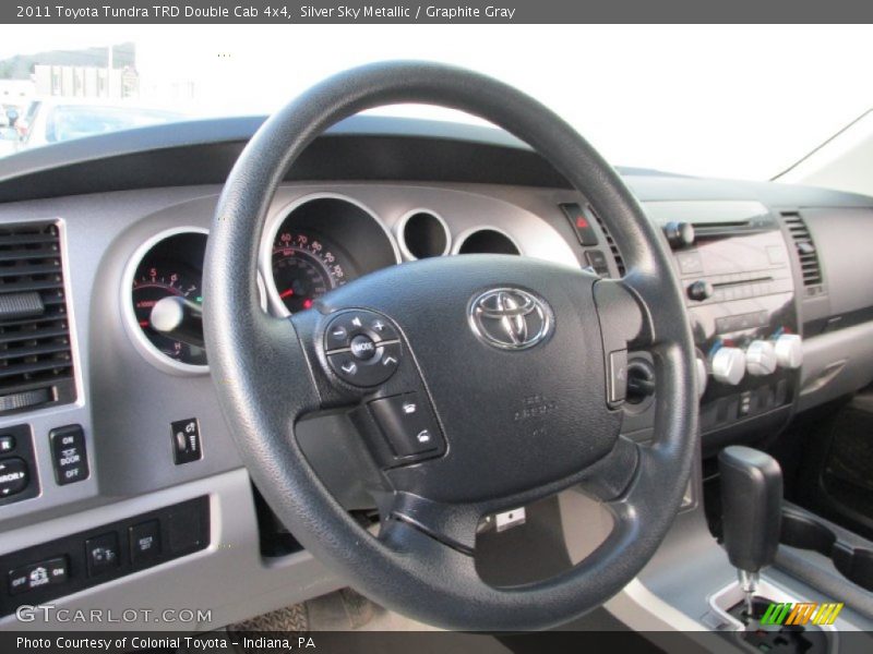 Silver Sky Metallic / Graphite Gray 2011 Toyota Tundra TRD Double Cab 4x4