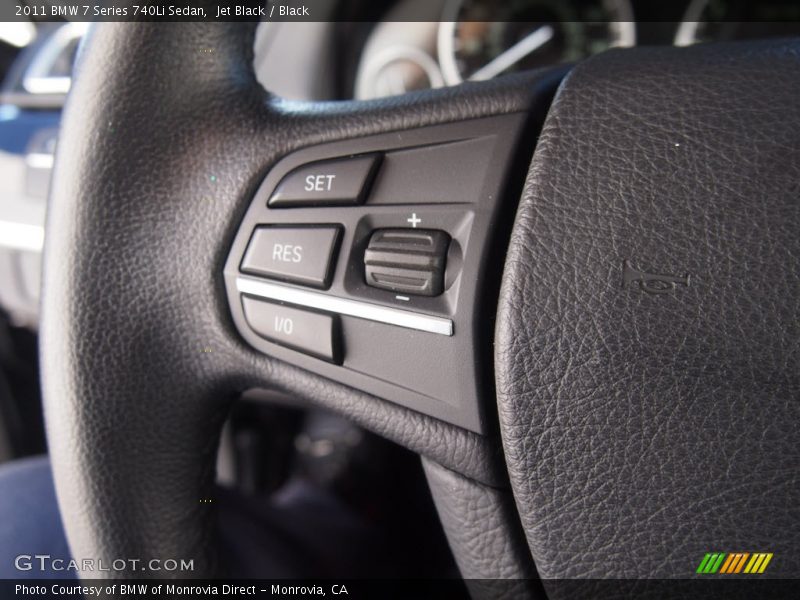 Jet Black / Black 2011 BMW 7 Series 740Li Sedan