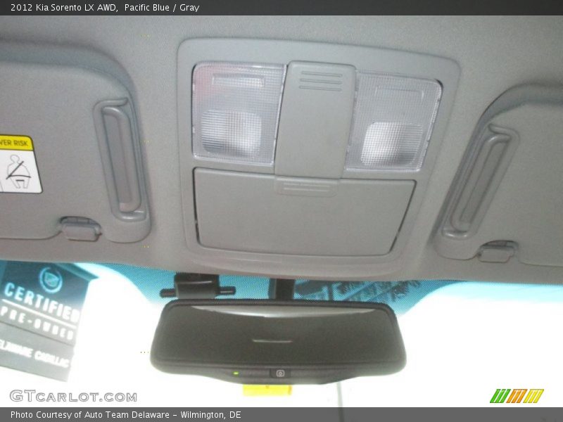 Pacific Blue / Gray 2012 Kia Sorento LX AWD