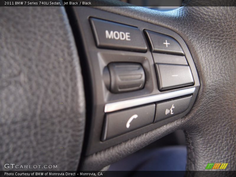 Jet Black / Black 2011 BMW 7 Series 740Li Sedan
