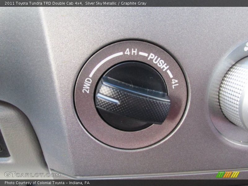 Silver Sky Metallic / Graphite Gray 2011 Toyota Tundra TRD Double Cab 4x4