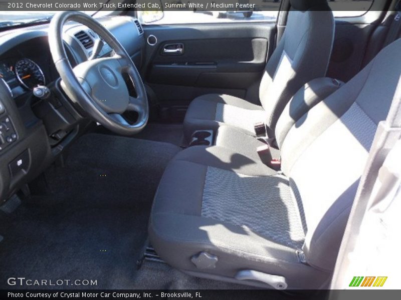 Summit White / Medium Pewter 2012 Chevrolet Colorado Work Truck Extended Cab