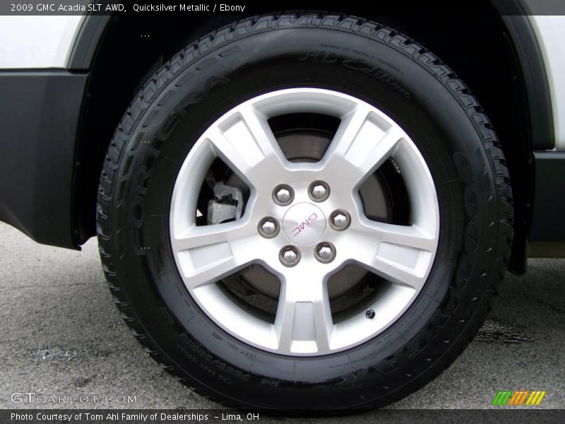 Quicksilver Metallic / Ebony 2009 GMC Acadia SLT AWD