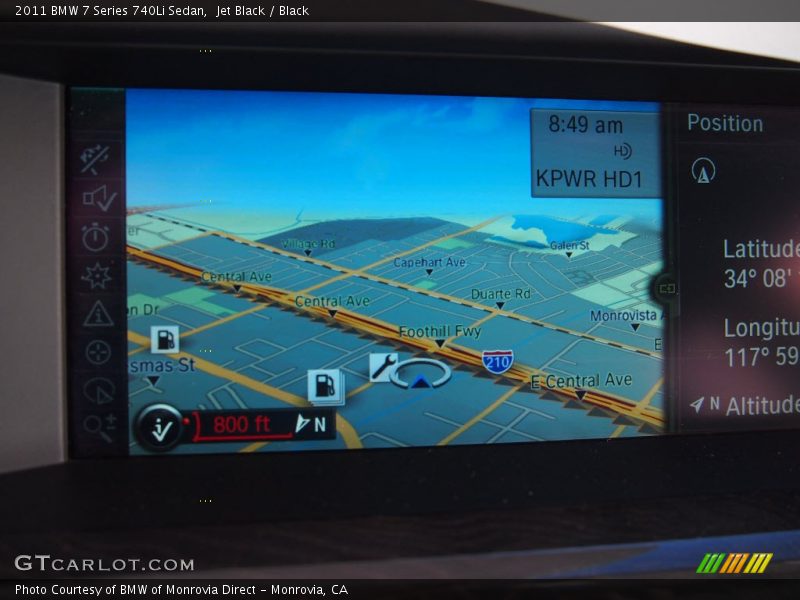 Jet Black / Black 2011 BMW 7 Series 740Li Sedan