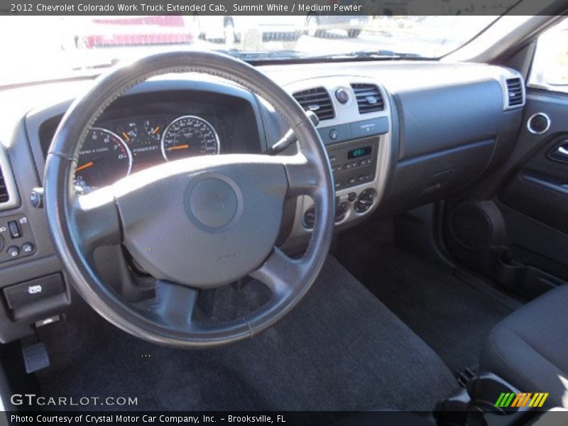 Summit White / Medium Pewter 2012 Chevrolet Colorado Work Truck Extended Cab