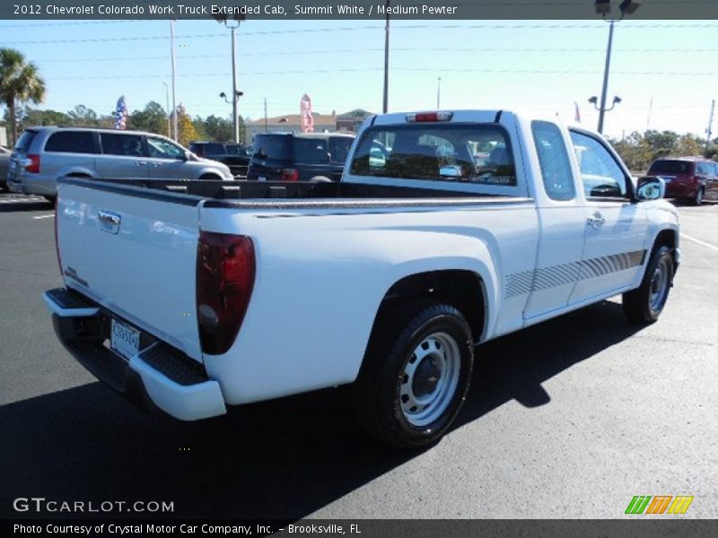 Summit White / Medium Pewter 2012 Chevrolet Colorado Work Truck Extended Cab