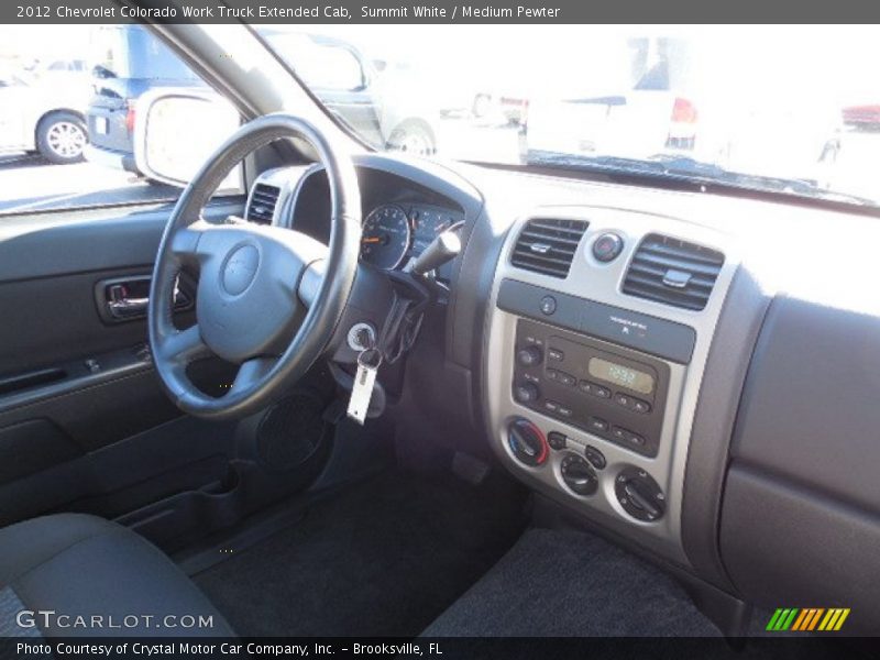 Summit White / Medium Pewter 2012 Chevrolet Colorado Work Truck Extended Cab