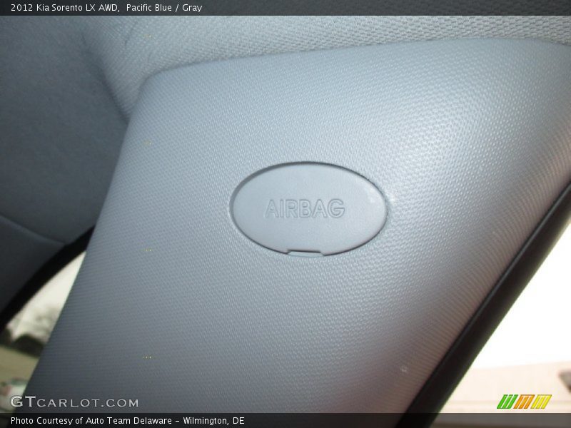 Pacific Blue / Gray 2012 Kia Sorento LX AWD