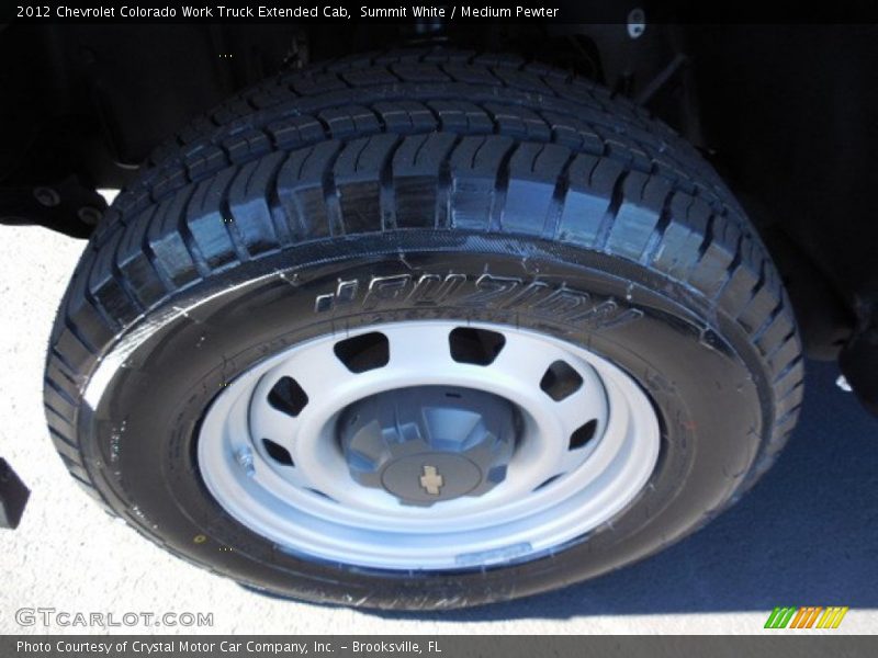 Summit White / Medium Pewter 2012 Chevrolet Colorado Work Truck Extended Cab