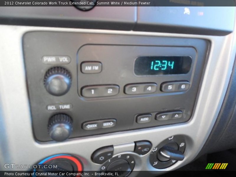 Summit White / Medium Pewter 2012 Chevrolet Colorado Work Truck Extended Cab