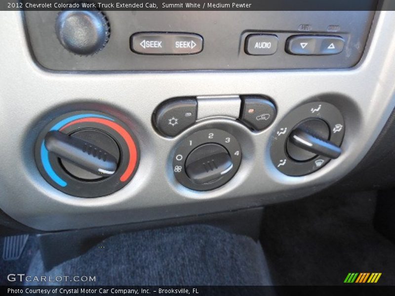 Summit White / Medium Pewter 2012 Chevrolet Colorado Work Truck Extended Cab