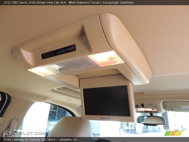 White Diamond Tricoat / Cocoa/Light Cashmere 2012 GMC Sierra 1500 Denali Crew Cab 4x4