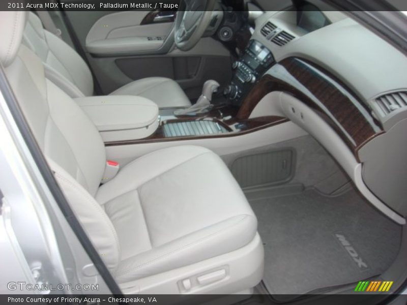Palladium Metallic / Taupe 2011 Acura MDX Technology